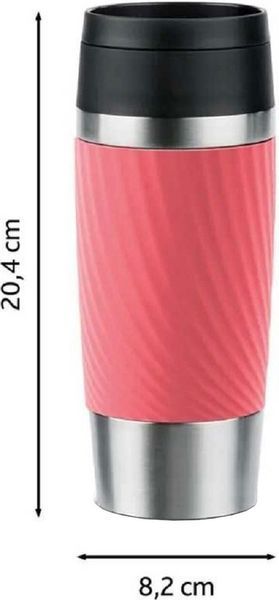Термочашка Tefal Travel Mug Classic Twist 360 мл Coral (N2024410) 560681 фото