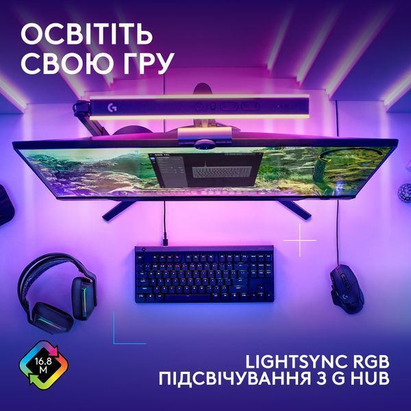 Клавiатура Logitech G515 TKL Black Tactile (920-014133) 589685 фото