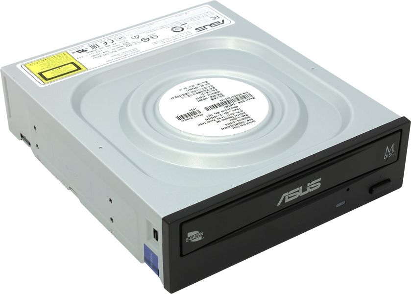 Оптичний привід DVD+/-RW Asus DRW-24D5MT/BLK/B/AS (90DD01Y0-B10010) Black 171693 фото