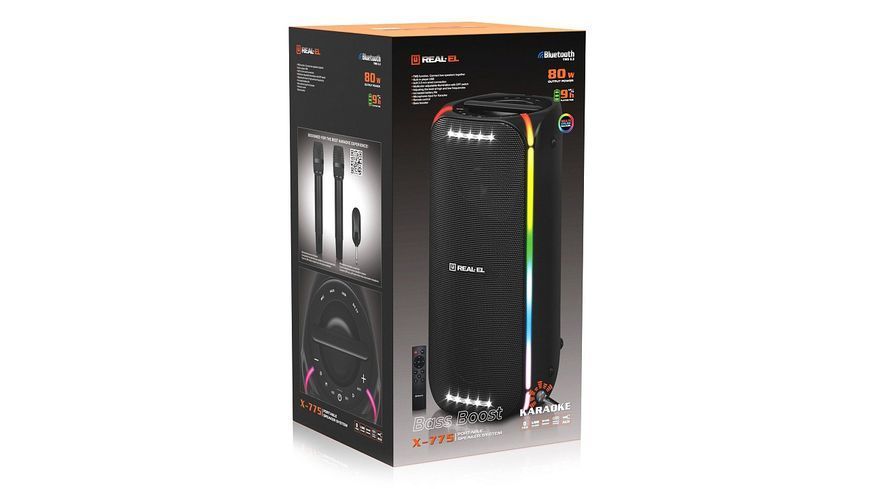 Акустична система REAL-EL X-775 Black 585604 фото