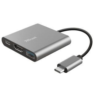 USB-хаб Trust Dalyx Aluminium USB Type-C 3-в-1 (23772) 359434 фото