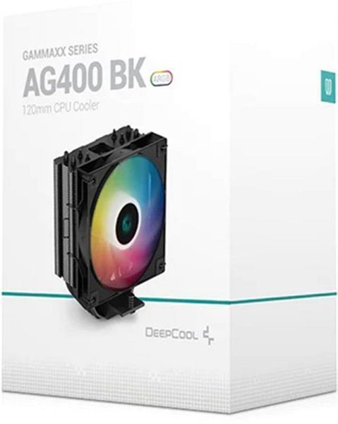 Кулер процесорний DeepCool AG400 BK ARGB (R-AG400-BKANMC-G-2) 427335 фото