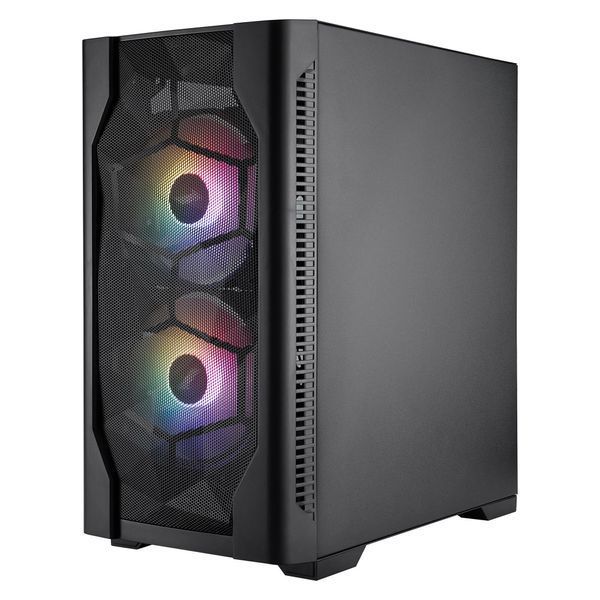 Корпус 1stPlayer D4-M-BK-2F1P-1F1 Black 577988 фото