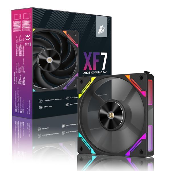 Вентилятор 1stPlayer XF7 Black (XF7-BK-1IN1) 553564 фото