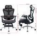 Крісло офісне Sihoo Doro C300L Mesh Black with footrest (Doro-C300L-A3-101-JT) 590802 фото 7