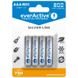 Акумулятор everActive AAA/HR03 Ni-MH 800mAh BL 4шт 291223 фото 1