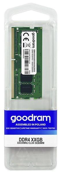 Модуль пам`яті SO-DIMM DDR4 8GB/3200 Goodram (GR3200S464L22S/8G) 435562 фото