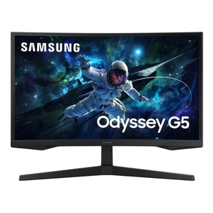 Монiтор Samsung 27" Odyssey G5 S27CG550 Black (LS27CG550EIXCI) VA Black Curved 165Hz 490230 фото