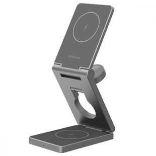 Бездротовий зарядний пристрій Proove Titan Volt 3in1 Gray (WSTV15000003) 538202 фото