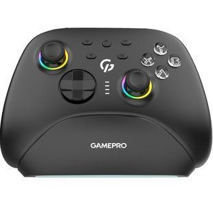 Геймпад GamePro із зарядною станцією GPX13BDOC Black 579771 фото