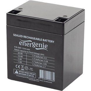 Акумуляторна батарея EnerGenie 12V 4.5AH (BAT-12V4.5AH) AGM 7213 фото