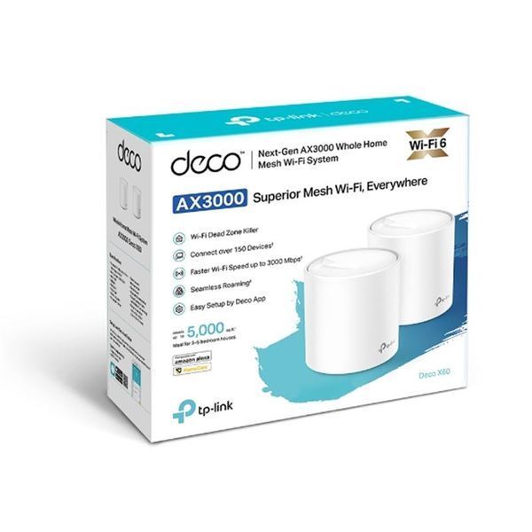 WiFi Mesh-система TP-Link Deco X60 (2-pack) 378065 фото