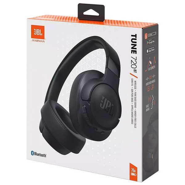 Bluetooth-гарнітура JBL Tune 720BT Black (JBLT720BTBLK) 454685 фото