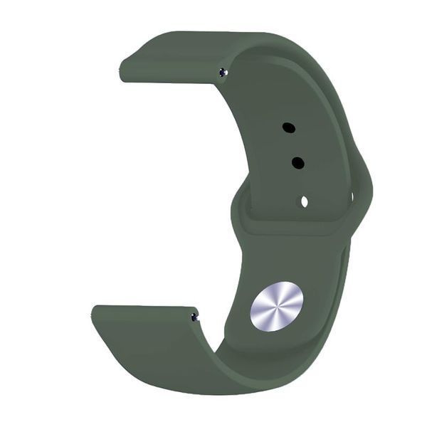 Силіконовий ремінець BeCover для Samsung Galaxy Watch 46mm/Watch 3 45mm/Gear S3 Classic/Gear S3 Frontier Pine-Green (706322) 365878 фото