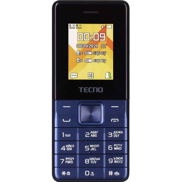 Мобiльний телефон Tecno T301 Dual Sim Deep Blue (4895180778681) 445160 фото