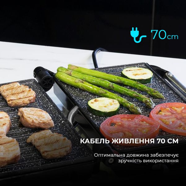 Гриль Cecotec Rock`nGrill 750 Full Open CCTC-03011 (8435484030113) 305478 фото