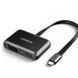 Адаптер Ugreen CM303 HDMI+VGA - USB Type-C (F/M), Black (70549) 466584 фото 1
