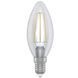 Лампа світлодіодна свічка ретро Electrum Filament 4W E14 4000K (A-LC-1367) 473538 фото 2